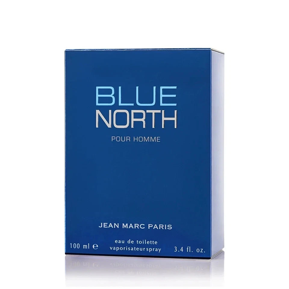 Blue North Eau de Toilette por Jean Marc Paris 100 ml / 3,4 fl oz. Para hombre Foto 4 de 4