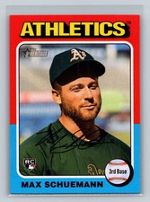 2024 Topps Herritage #712 Max Schuemann RC MLB Oakland Athletics SP