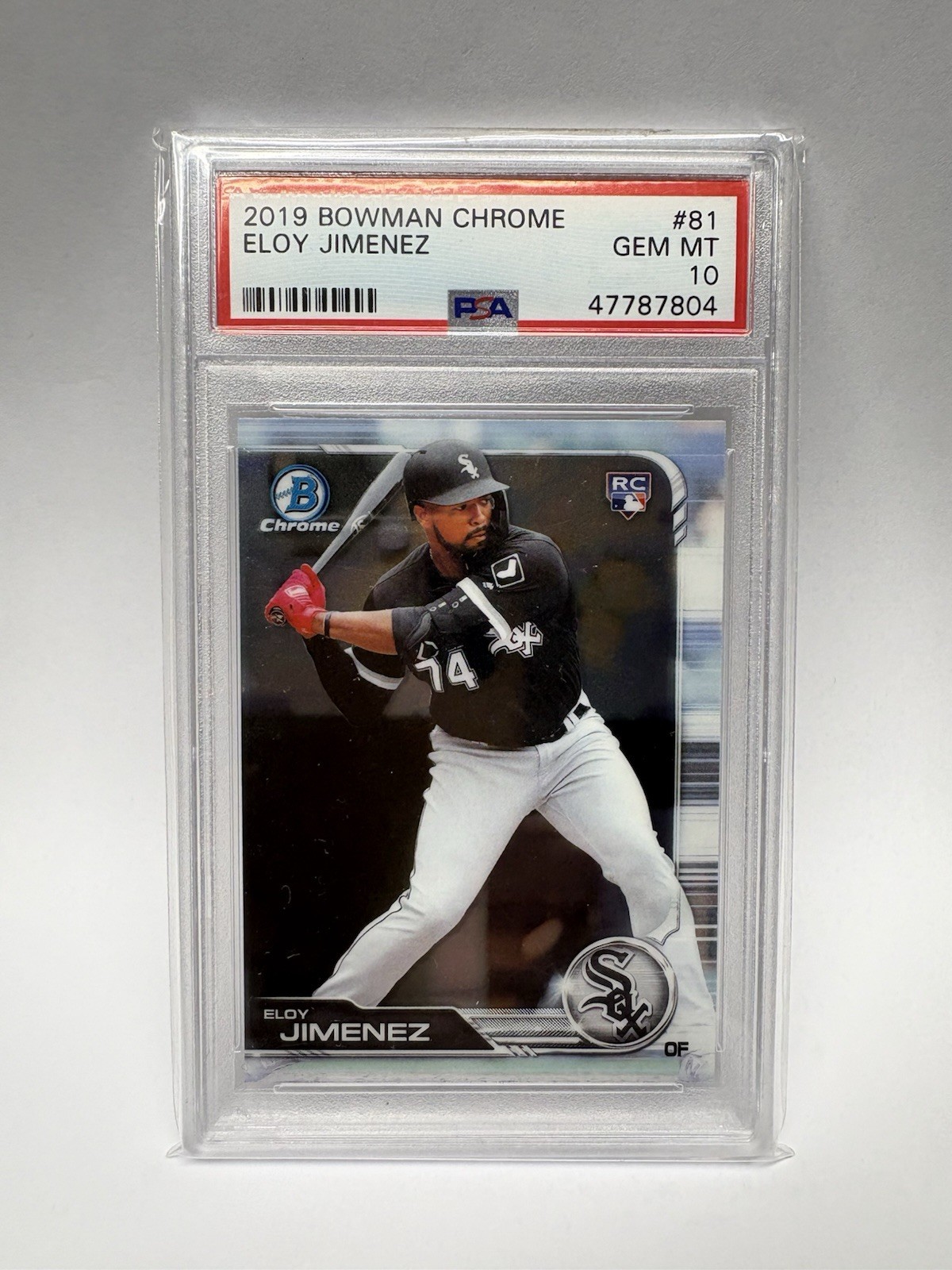 2019 Bowman Chrome Eloy Jimenez #81 PSA 10