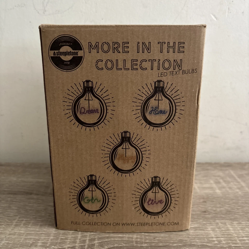 Bright Ideas LED Bulb Neon Love Sign Brand New In Box! - Image 4 of 4