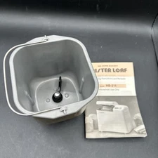 OEM Paddle & Pan for MK Home Bakery Mister Loaf Bread Maker Model HB-211 & Book