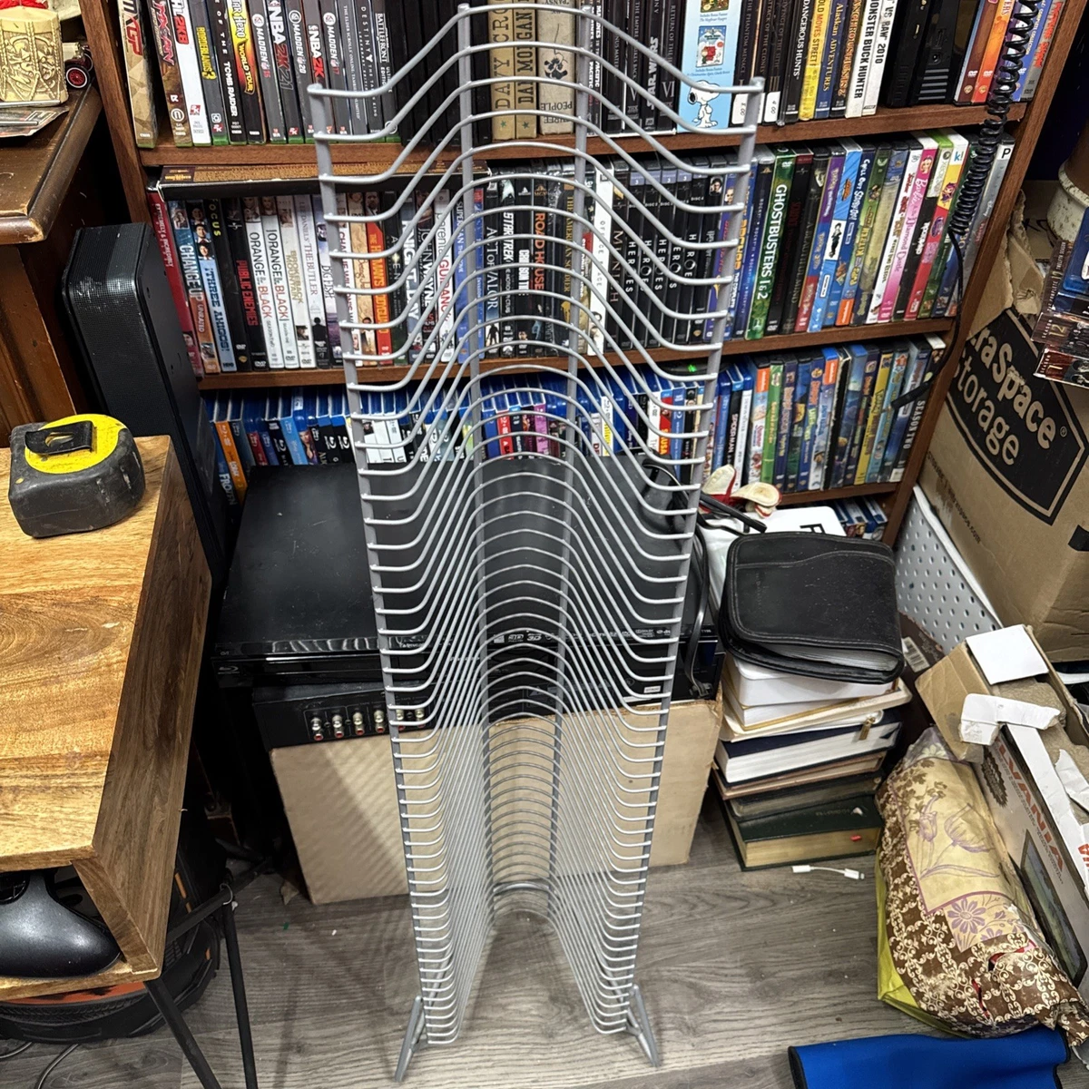 【希少】Vintage l Wire CDラック CDタワー 125cm Silver Modern CD & Video Racks for sale | eBay