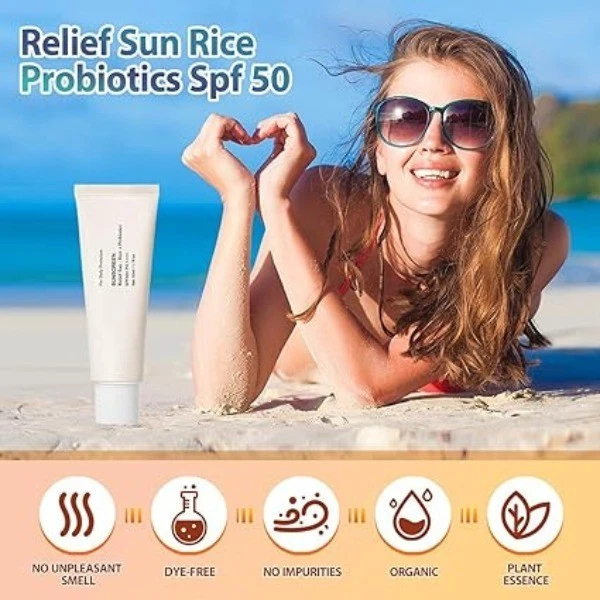 PACK OF 2 - Beauty of Joseon Relief Sun Rice cream + B5 SPF50+ PA++++ 50ml EACH. - Image 2 of 4