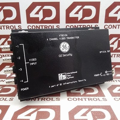 VT6010 | GE Security | 4Ch Video TX, 12VDC, ST/BNC, 2km, Used