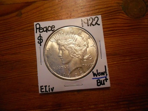 1922 Peace Type Silver Dollar BU+ WOW!!!! NICELY TONED!!! SWEEEEEEEET!!!!