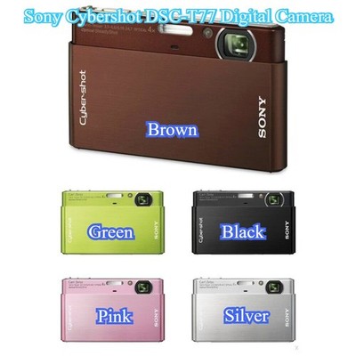 Sony Cybershot DSC-T77 Digital Camera 10.1MP 4X Optical Zoom English Language