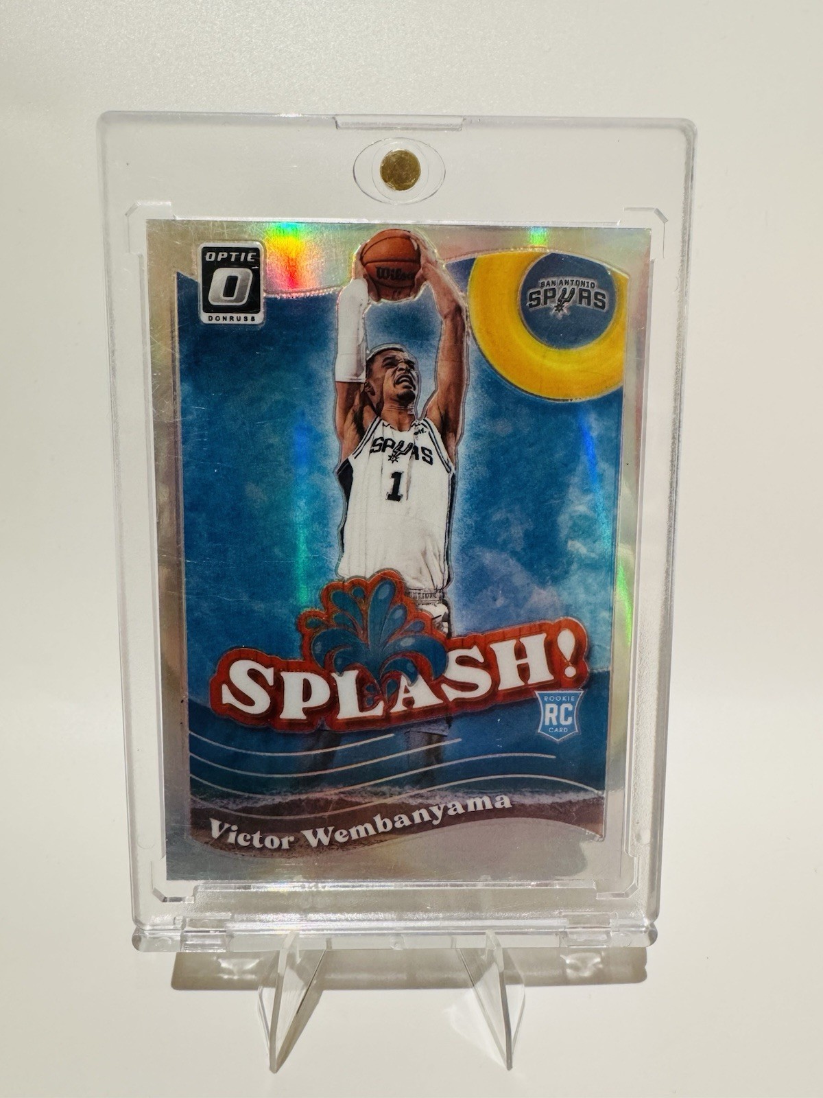 Victor Wembanyama Rookie - 2023 Donruss Optic- Holo Silver Splash (RC) - Spurs