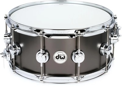 DW Collector's Series Metal Brass Snare Drum 6.5 x 14-inch - Satin Black