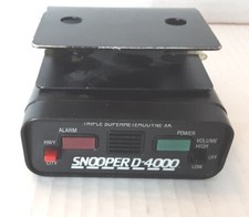 Snooper D-4000 Super Heterodyne XK Advanced Radar Detector READ