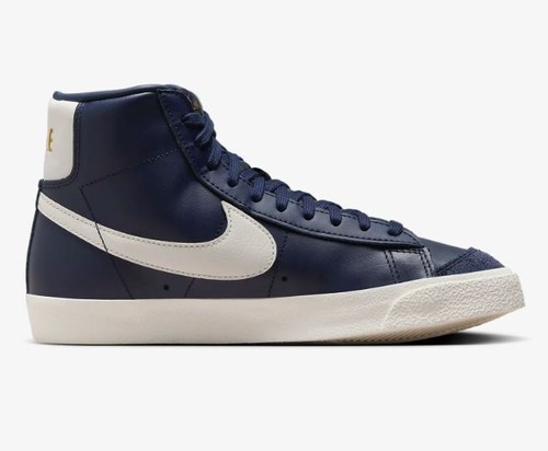 Nike Blazer Mid' 77 Vintage shoes sneakers sz 7 womens HF105-400 navy white $105 - Picture 3 of 21