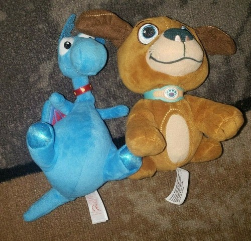 Lote 2 TY Disney Doc McStuffins Stuffy Dragon & Findo Perro Peluche Animal 6" - Imagen 3 de 3