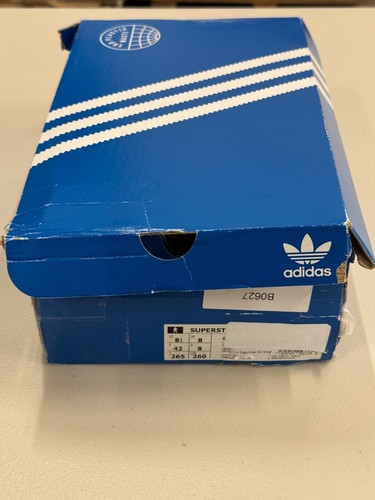 Tenis Adidas Originales Superstar 82 GW1799 Negro/Blanco Talla 8.5 - Imagen 6 de 7