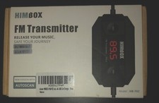 iclever Himbox HB-F02 Auto-scan Wireless FM Transmitter Radio Black Car Kit