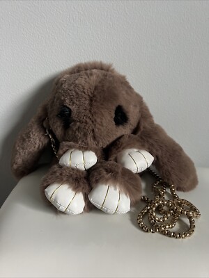 HANDBAG CROSSBODY CHILD bunny bag Rabbit Furry Cute Chain Bag JH6 | eBay