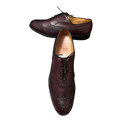 Men\'s ALLEN EDMONDS Chester Burgundy Wing Tip Dress Shoes Size 9.5 D s-l400.jpg main image 3