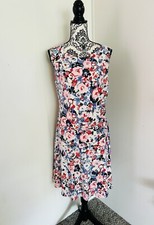 Lauren Ralph Lauren Women’s Colorful Floral Ruched Side Sleeveless Dress Size 14