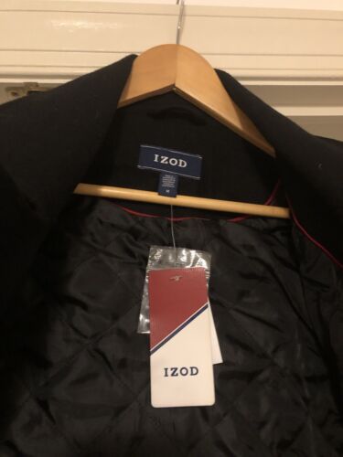 IZOD Men's Wool Blend Peacoat Size M - Picture 5 of 7
