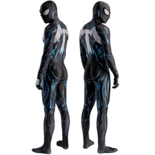 The Symbiosis Venom Spider-man Costume Cosplay Zentai Jumpsuit Halloween Party