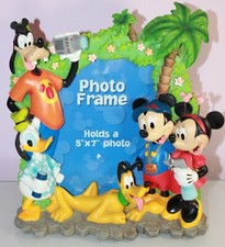 2009 Disney World Theme Parks Pluto Mickey And Friends 3D Sculpt Picture Frame