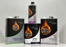 FORD DX Gal Dark Blue Pearl Basecoat Paint, Gal Reducer & 7000 Gal Clear Kit