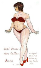 Cloth Art Doll Pattern "Real Women Have Bellies" By Mary Tressler