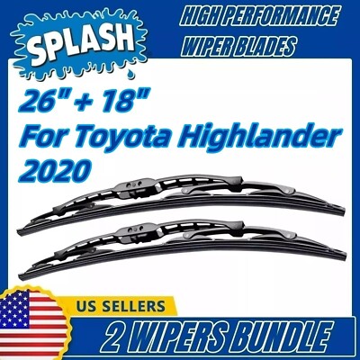 Splash Wiper Blades 2pk Premium fit 2020 Toyota Highlander - 35260/180