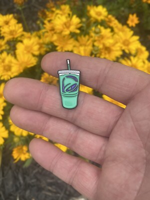Taco Bell Cup Cap Hat Pin.lapel Baja Blast Freeze Live Mas Mountain Dew 20th New