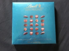 (1) Box Lindt Mini Pralines 20 Exquisite Chocolates In Gift Box 3.4 Oz