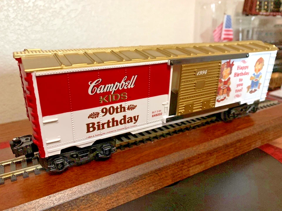 CAMPBELL's KIDS 90th BIRTHDAY BOX CAR - O SCALE K-LINE K649202 CAR - NEW NIB - Image 3 of 4