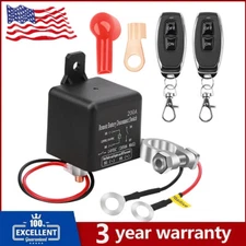 Remote Battery Disconnect Switch Upgraded Kill Switch Wireless fr Car Truck 200A