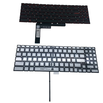 Keyboard Red Backlit For MSI Katana GF66 GF76 MS-1581 MS-17L1 Pulse GL66 GL76