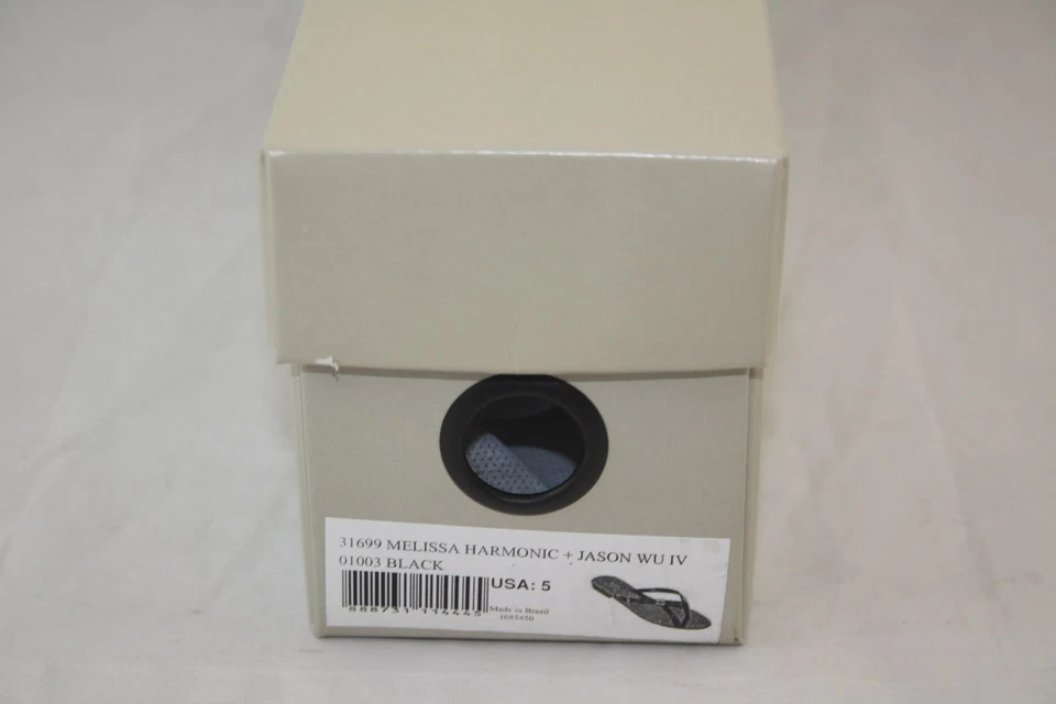 WMN'S 31699 MELISSA HARMONIC+JASON WU IV 01003 BLACK THONG SANDAL - Image 2 of 4