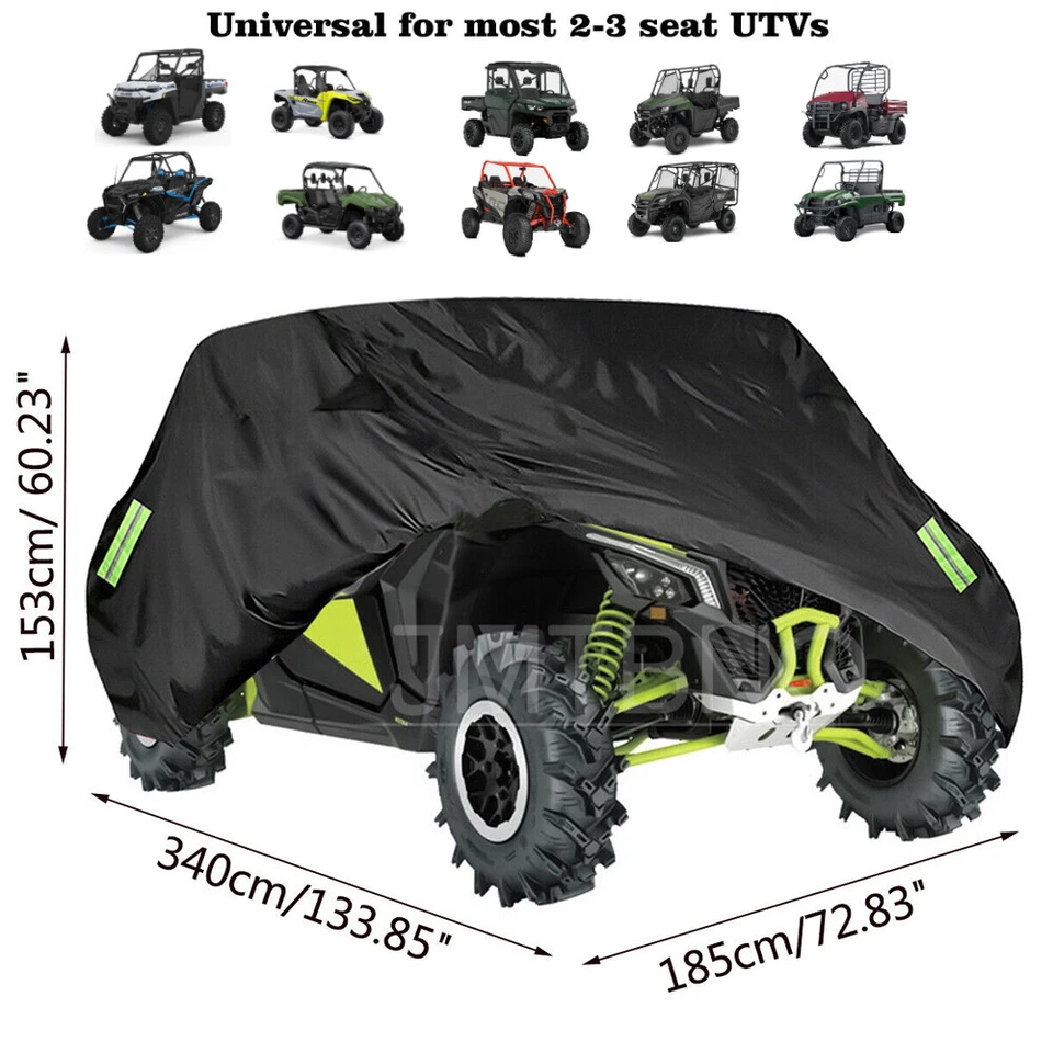 Cubierta de almacenamiento de vehículos utilitarios UTV impermeable al aire libre para Can-Am Maverick 1000R Foto 3 de 4
