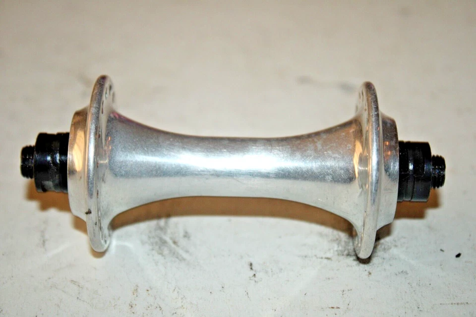 Buje delantero Campagnolo plateado 32H 101 mm Campy Touring Road L'Eroica ¡¡Envío a EE. UU.!!! Foto 3 de 4