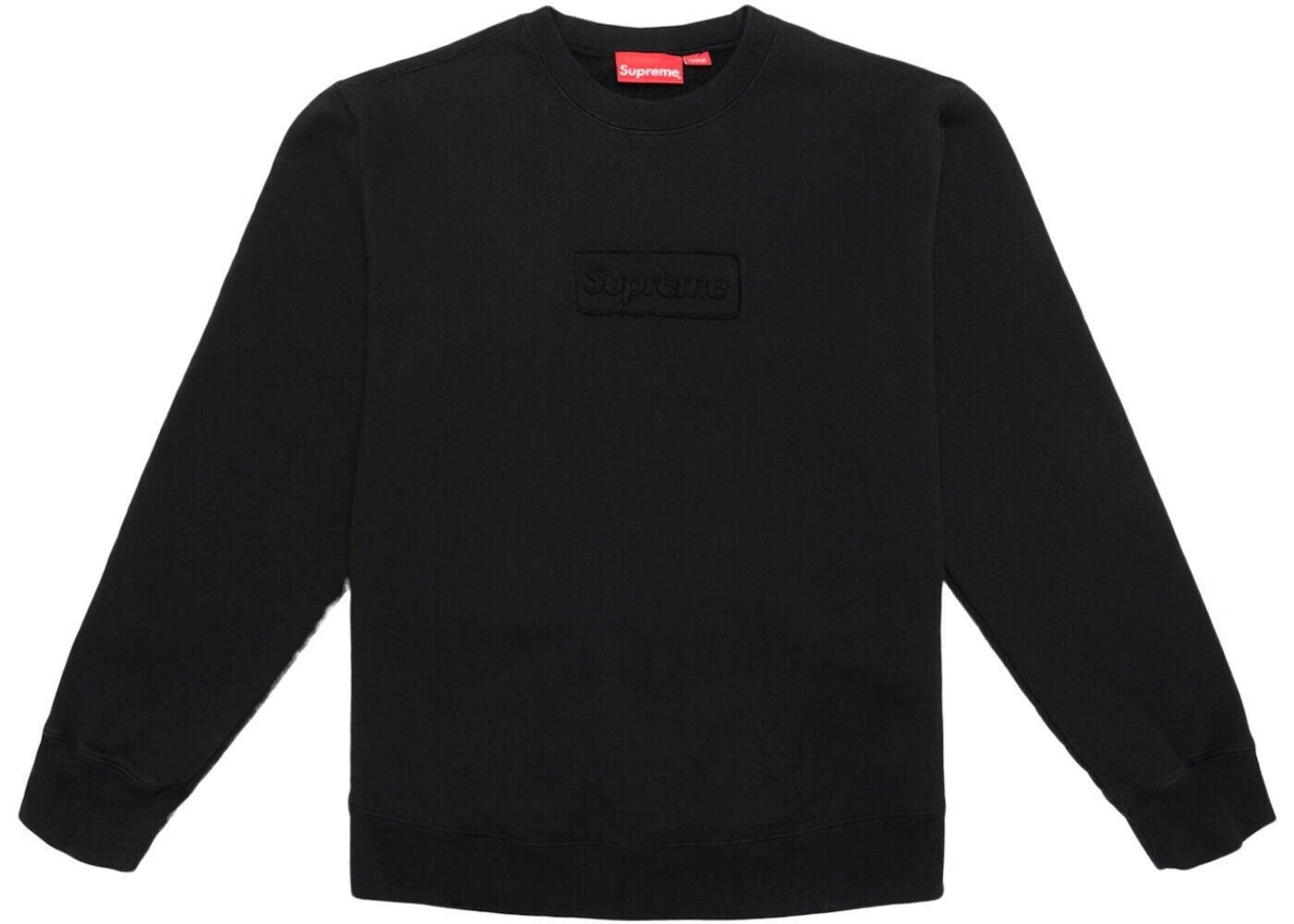 supreme cut logo box logo crewneck S