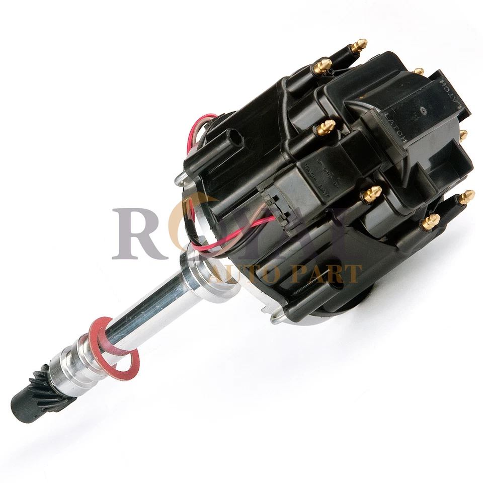 SBC HEI Distributor Black For Chevy 50K Ignition 283 305 327 350 400 Sm Block Foto 2 de 4