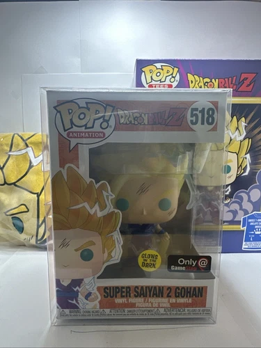 Funko Dragon Ball Z Ss2 Gohan GITD GameStop Exclusivo #518 con Camiseta Talla L