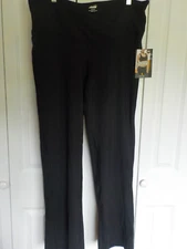 AVIA WOMENS ATHLETIC CASUAL FLARED PANTS,  SIZE XL, BLACK, NWT