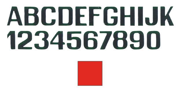 Buchstaben E Zahlen Rot mm.100 - Buchstabe K Marken International Letterfix FNI5 Buchstaben E Zahlen Rot mm.100 - Buchstabe K Marken International Letterfix FNI5