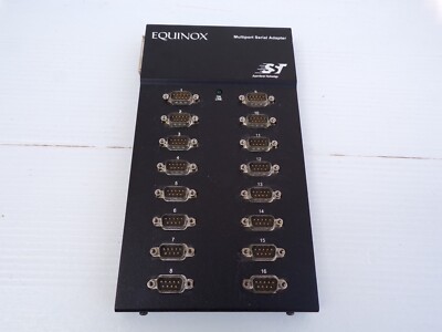 Equinox CP16-DB9 CONNECTOR PANEL 16-Port Multiport Serial Adapter Rev B
