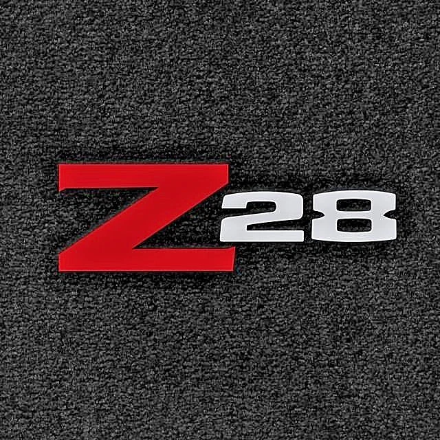 Alfombrillas delanteras LLOYD Classic Loop con logotipos Z28 Chevrolet Camaro 1970 a 1972 Foto 2 de 4