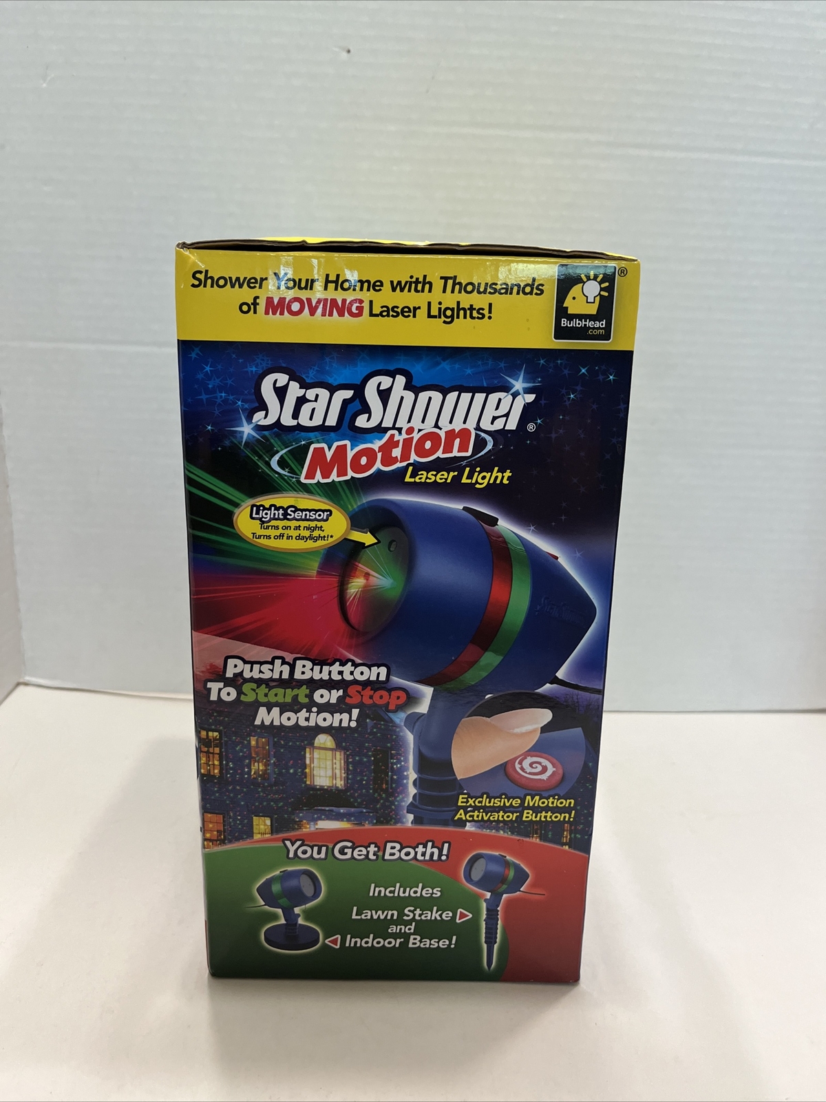 Star Shower Motion Laser Light by BulbHead Indoor Outdoor Laser