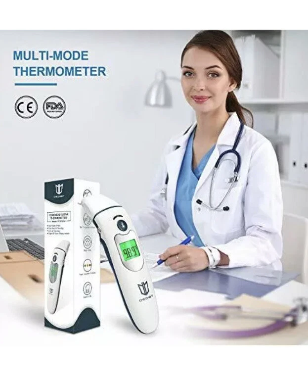 DB DEGBIT Forehead Thermometer for Fever, 1s Ear Adults Baby mode White NEW
Opens in a new window or