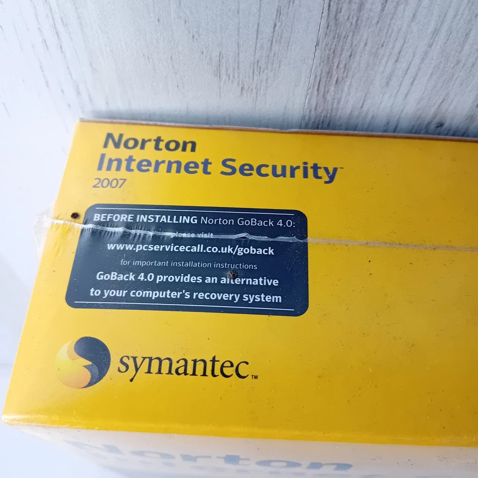 NORTON INTERNET SECURITY 2007 - NEW SEALED - V.RARE RETRO ANTIVIRUS - Image 2 of 4