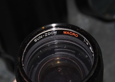 Objectif zoom solaire macro multicouche avec étui et