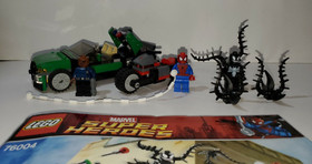 Lego Marvel Super Heroes 76004 Spider-Man Spider-Cycle Chase Venom Loose Set 