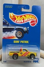 Hot Wheels Surf Patrol Yellow Saw Blade Wheels 102 