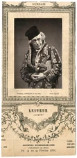 Lemercier, Paris, actor, gymnasium, François-Louis Lesueur (1819-1876) Vintage P