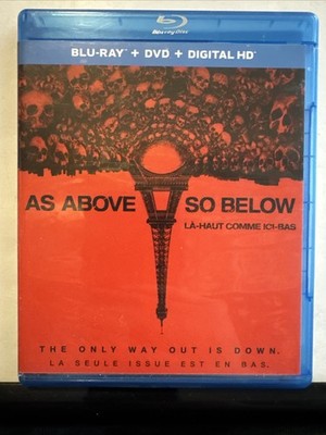 As Above, So Below (Blu-ray 2014, Canadian) Rare OOP Thriller Horror