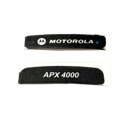 #ad Front Back Sticker Logo Label Replacement for Motorola APX4000 APX 4000 $10.95